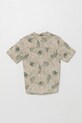 Detská bavlnená košeľa United Colors of Benetton 5OUGCQ03U.G.Seasonal sivá SS25