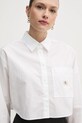 Бавовняна сорочка Calvin Klein Jeans білий J20J225078