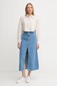 Calvin Klein Jeans koszula bawełniana J20J225078 beżowy SS25