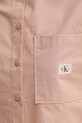 Бавовняна сорочка Calvin Klein Jeans J20J225078 помаранчевий
