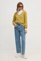 Бавовняна сорочка Calvin Klein Jeans J20J225079 бежевий SS25