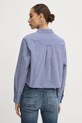 Îmbrăcăminte Tommy Jeans camasa din bumbac DW0DW19354 bleumarin