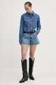 Tommy Jeans camasa jeans DW0DW19919 albastru SS25