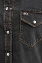 Bavlnená košeľa Tommy Jeans DW0DW20179 sivá