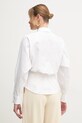 Îmbrăcăminte Elisabetta Franchi cămașă din bumbac CA04851E2 alb