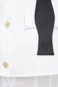 Elisabetta Franchi camasa din bumbac CA10251E2 alb