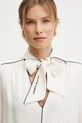Elisabetta Franchi bluza bej CA10451E2