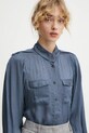 Πουκάμισο Bruuns Bazaar μπλε BBW4223