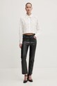 MSGM camicia 3841MDE13.257121 beige SS25