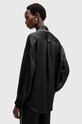 Košeľa s prímesou hodvábu AllSaints CHARLI STITCH čierna W033PB
