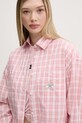 Guess Jeans koszula bawełniana różowy W5RH95.WGZ11