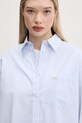 Guess Jeans camicia in cotone blu W5RH94.WGZ11