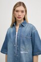 Rifľová košeľa Karl Lagerfeld Jeans modrá A1W11008