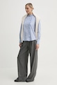 Tommy Hilfiger koszula bawełniana WW0WW44063 niebieski SS25