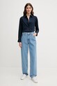 Tommy Hilfiger koszula WW0WW44084 granatowy SS25