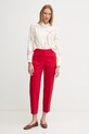 Tommy Hilfiger koszula WW0WW44045 beżowy SS25