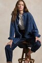Джинсовая рубашка Polo Ralph Lauren 211959035 голубой