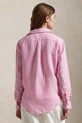 Πουκάμισο από λινό Polo Ralph Lauren 211970691 ροζ SS25