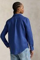 Сорочка з льону Polo Ralph Lauren 211970730 блакитний SS25