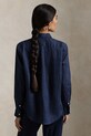 Polo Ralph Lauren linen shirt 211970730 navy SS25