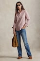 Odzież Polo Ralph Lauren koszula bawełniana 211970736 różowy