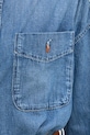 Τζιν πουκάμισο Polo Ralph Lauren 211969398 μπλε
