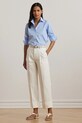 Одежда Хлопковая рубашка Lauren Ralph Lauren 200684553 голубой
