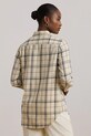 Бавовняна сорочка Lauren Ralph Lauren 200956831 бежевий SS25
