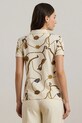 Хлопковое поло Lauren Ralph Lauren 200957609 белый SS25