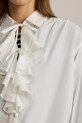 Бавовняна сорочка Lauren Ralph Lauren білий 200962682