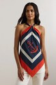 Lauren Ralph Lauren bluzka regular niebieski 200957167