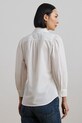 Хлопковая рубашка Lauren Ralph Lauren 200957345 белый SS25