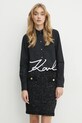 Karl Lagerfeld koszula bawełniana czarny A1W11002