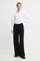 Бавовняна сорочка Karl Lagerfeld A1W11016 білий SS25
