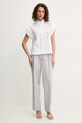 Twinset camicia in cotone 251TP2171 bianco SS25