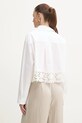 Îmbrăcăminte Twinset camasa din bumbac 251TP2281 alb
