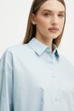 Armani Exchange camicia in cotone blu XW000455.AF12812