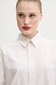 MM6 Maison Margiela camasa din bumbac bej S52DT0043