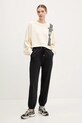 adidas Originals hanorac de bumbac Adibreak Cropped Sweatshirt JD0084 bej SS25