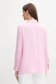 Одежда Рубашка с примесью шёлка Marella INACO 2513111161 розовый