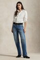 Abbigliamento Polo Ralph Lauren camicia in cotone Long Sleeve Light Shirt 211968219 bianco