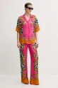 Versace Jeans Couture koszula 78HAL2P9.NS646 różowy SS25