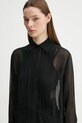 A.L.C. camasa de matase negru 5TOPS01754