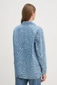 Одяг Джинсова сорочка Sisley 53Y3LQ08I блакитний