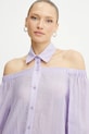Patrizia Pepe cămașă violet 2C1599.A600