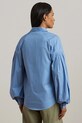Lauren Ralph Lauren camicia in cotone 200963847 blu SS25