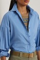 Lauren Ralph Lauren camicia in cotone blu 200963847