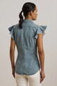 Lauren Ralph Lauren cămașă jeans 200963923 albastru SS25
