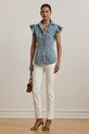 Îmbrăcăminte Lauren Ralph Lauren cămașă jeans 200963923 albastru