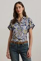 Lauren Ralph Lauren koszula lniana klasyczny niebieski 200968905